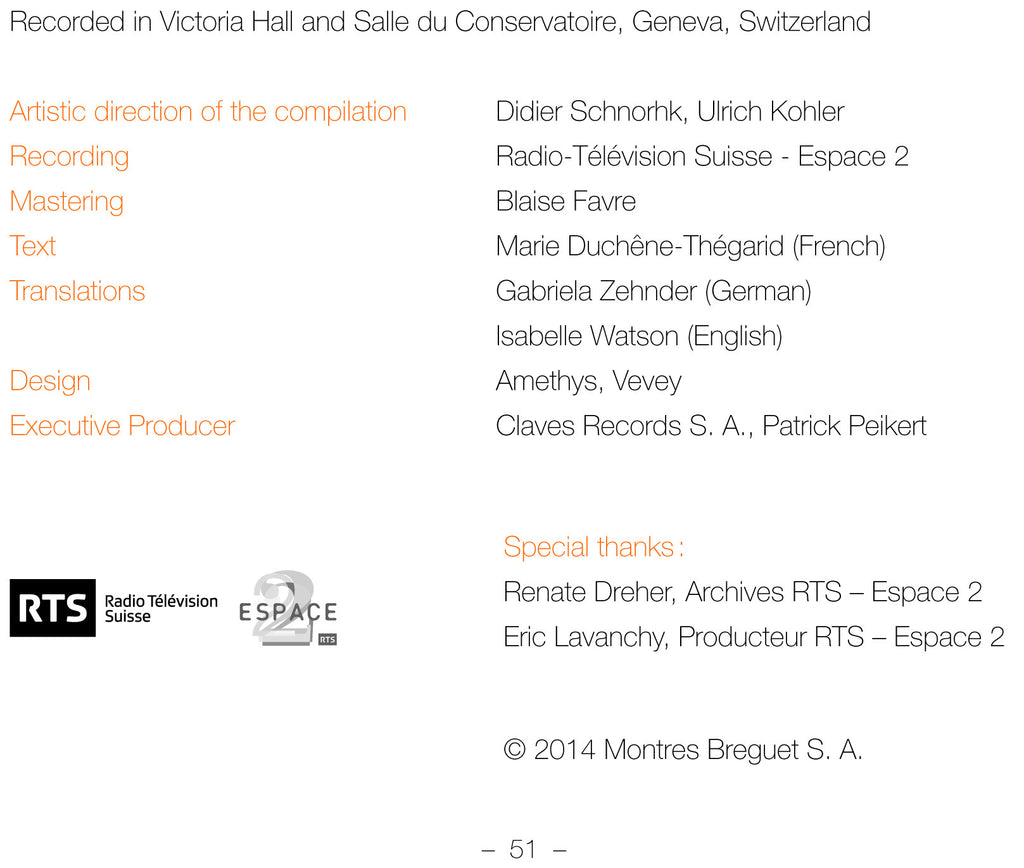 CONCOURS DE GENÈVE – 75 YEARS OF MUSICAL DISCOVERY
