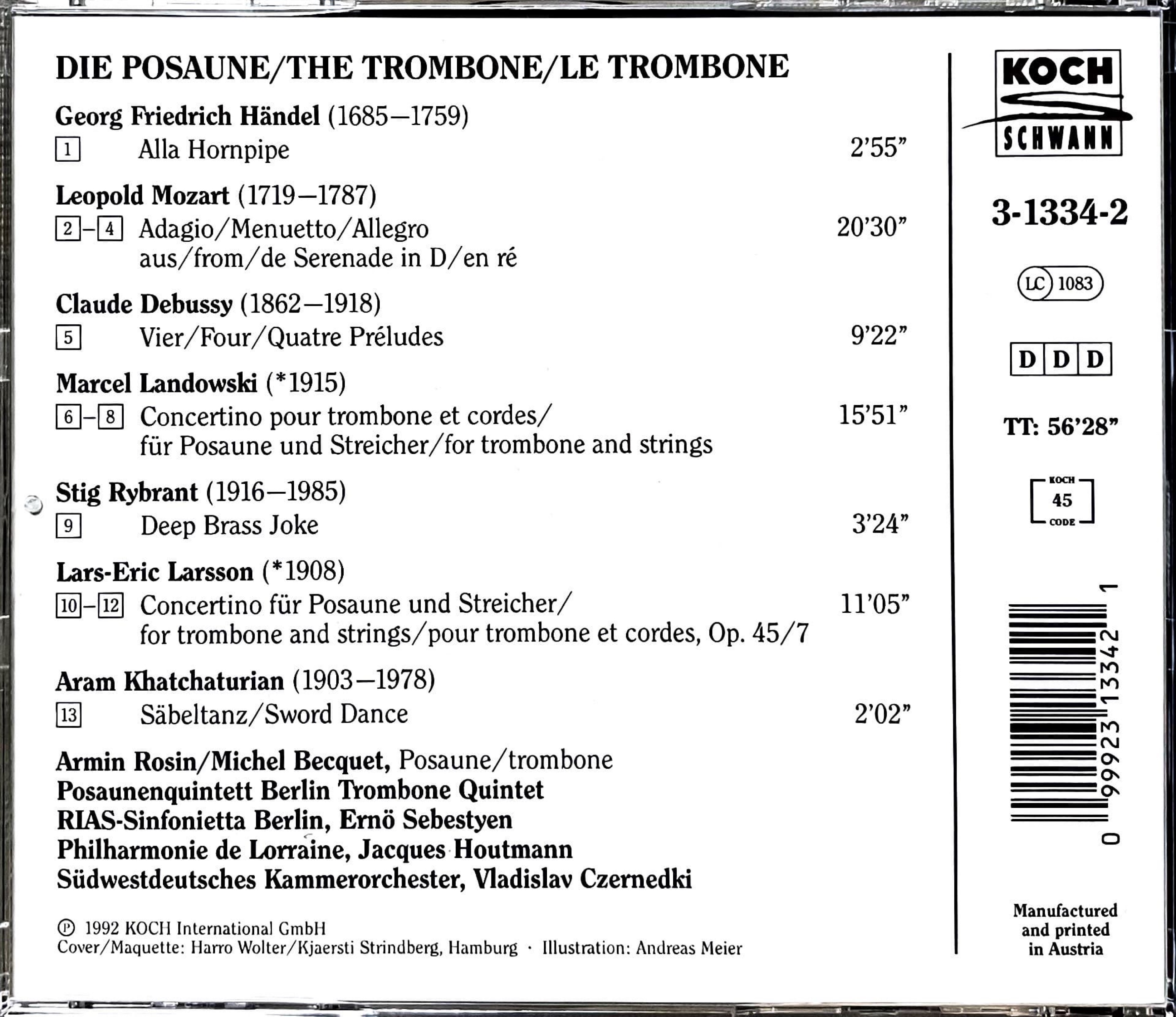 Die Posaune  The trombone  Le trombone