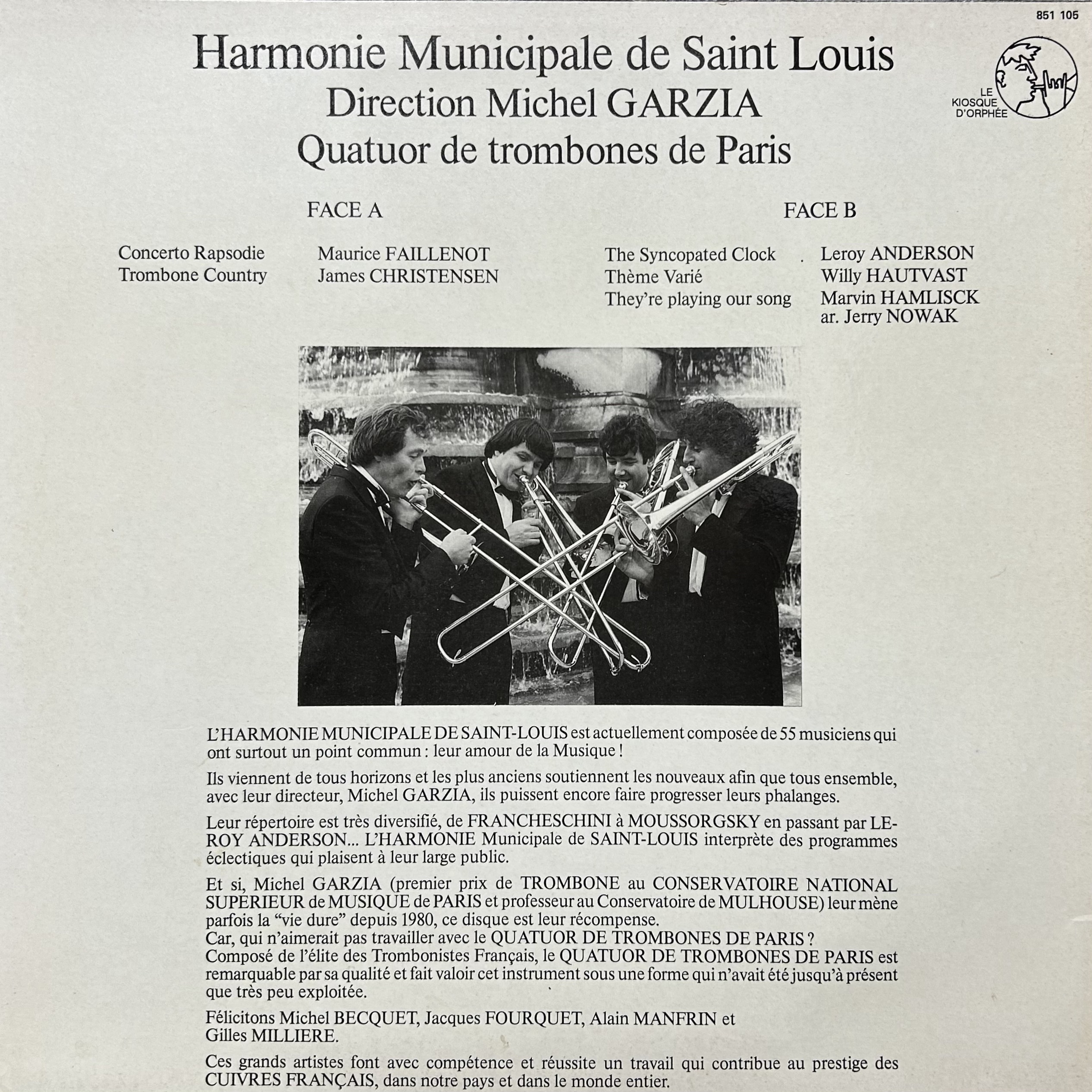 HARMONIE MUNICIPALE de SAINT LOUIS
